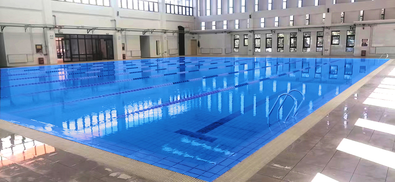 杨凌高新第四小学游泳池全景
